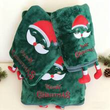 مجموعة منشفة حمام من الفلوريش المرجاني المحدود (4 قطع اختيارية) | ثلاثة تصاميم جميلة لرجل الثلج + الرنة + بابا نويل فائقة اللين وصديقة للبشرة فائقة الامتصاص + سريعة الجفاف وخالية من الوبر يمكن استخدامها كمنشفة ساونا / منشفة ضيوف / ديكور حمام 70 * 140 سم منشفة حمام + 34 * 75 سم منشفة يد أفضل هدية لموسم المجيء والميلاد