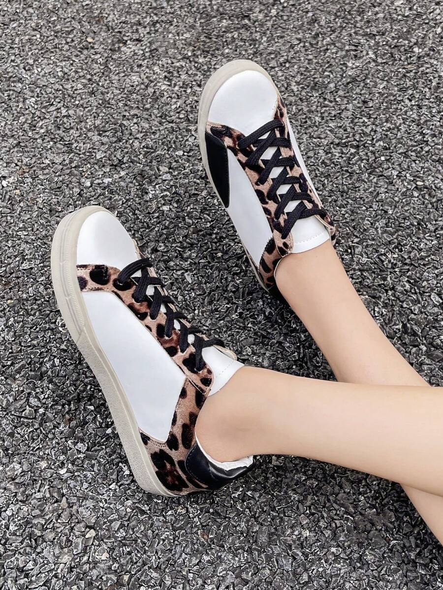 RevReaL Women's Casual Sports Shoes, Gift For Girlfriend - Black and White - View 1