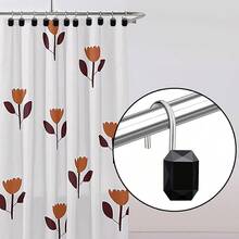 12pcs/Set Simple Crystal Decorative Hooks, Curtain Hooks For Home/Bathroom Decor - Multicolor - View 4