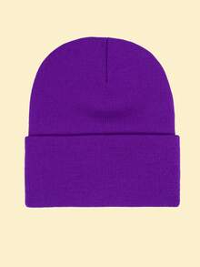 1pc,Personalized Embroidered Beanie-Custom Winter Hat For Adults -Warm Knit Hat-Custom Logo Beanie - Christmas Gift Idea-Couple Beanie With Text - Multicolor - View 17