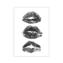 Lip Print Bow Vintage Leopard Print Art Canvas Poster Auspicious Billiards 8 Card A Wall Decor Living Room Home Decor No Frame - Multicolor - View 35