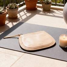 Chloé Chloe tragbare Kosmetiktasche Organizer, Beige, Kleine Größe CLE002-BEIGE