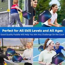 Perfect Pickleball Gift Set  Portable Kit With 2 Paddles, 4 Balls & Bag. Lightweight Travel Gear - White - View 4