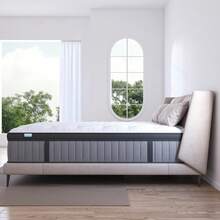 Plush Queen Mattress 12 Inch - 7-Zone Hybrid Mattress For Targeted Support - Deep Sleep Contouring Pain Relieving Bed In A Box - Fiberglass Free, CertiPUR-US Certified, 365-Night Trial,23169717 - 黑色 - 查看 2