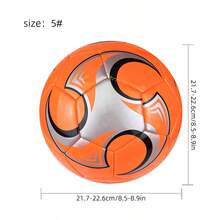 1 szt. Piłka nożna, miękka, odporna na zużycie piłka nożna do treningów i zawodów sportowych w pomieszczeniach i na świeżym powietrzu