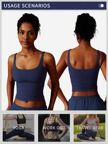 MFVIM Damen Fitness Top, Yoga Tragen, Sport Trägerhemd, hochelastisches Workout Trägershirt, geeignet für Zuhause, Pendeln