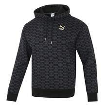 Sudadera estampada unisex Puma, jersey casual 534409-01 - Negro - Ver 1