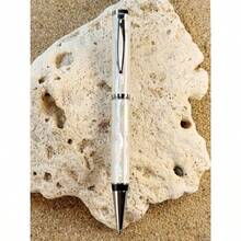 Abalone Ballpoint Pen, Luxury Men Women, German P900M 1.0MM Refill, Executive Writing Pen In Box - trắng - Xem 6