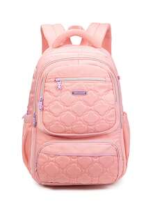 Ladies' Waterproof Backpack Reinforced With Large Capacity - Pink - View 1
