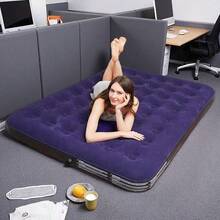 Extra-Large Outdoor Inflatable Mattress For Two People, High-Quality Flannel Inflatable Mattress, Hexagonal Cell Outdoor Mattress. - Multicolor - View 4