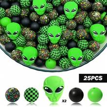 4/6/25 件怪物/外星人系列硅胶珠套装 - 非常适合 DIY 制作钥匙扣、项链、手链、装饰笔、珠宝和吊坠 - 怪獸/外星人系列 - 查看 16