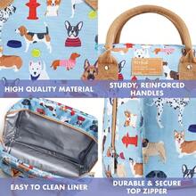 Bloomington Lunch Bag For Women Insulated Leakproof And StainResistant Large Lunch Box With Containers Zipper Closure - Multicolor - View 3