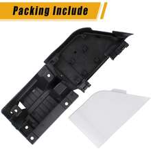 Boine Fuel Filler Door Housing Pocket Hinge With White Cover Compatible With 2015-2023 Transit 150 250 350 Gas Door Cap Replace CK4Z-5427936-A CK4Z5427936A