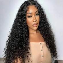 Water Wave Hair Bundles For Women Weave Curly Bundles Hair Extensions 9 Bundles Deep Wave Bundle 16 18 20 Inch Hair Weave Curly Wavy Texture - Multicolor - View 5