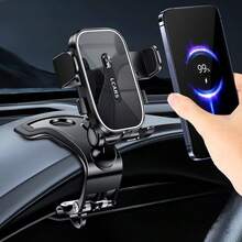 LCARS Car Dashboard Phone Holder, Suitable For Automotive Instrument Panel Protrusions Longer Than 2 Inches And Thickness Less Than 1.6 Inches, Clamps Tightly Without Noise, Supports Landscape And Portrait Orientation For Navigation Or Entertainment, Anti-Shake Phone Stand Fits Most Smartphones - Black - View 3