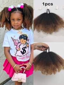 1PC Afro Twist Synthetic Braiding Hair Extensions Braids Fake Hair KIDS - Multicolor - View 2