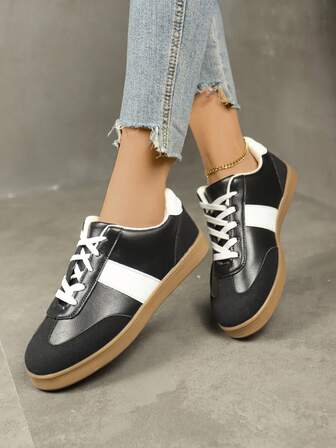 2-3cm Elevator Sneakers For Petite Women, Leather, Breathable, Versatile Casual Lace-Up Shoes, Spring 2025 New Arrival