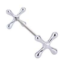 Funnuf Silver Zinc Alloy Flower Chopsticks Rest Spoons Stand Forks Knifes Holder Pack of 5 - como en la foto - Ver 2