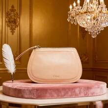 Chloé Chloe tragbare Kosmetiktasche Organizer, Beige, Kleine Größe CLE002-BEIGE