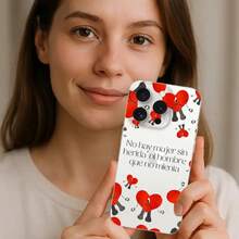 Funda transparente para teléfono Maluma "Yo Perreo Sola" compatible con iPhone 16/15/11/13/14 Pro Max Plus/X/Xr/Xs Max/12mini - Funda clara compatible con 17 Case, 17 Pro Case, 17 Pro Max Case - Z7 - Ver 7