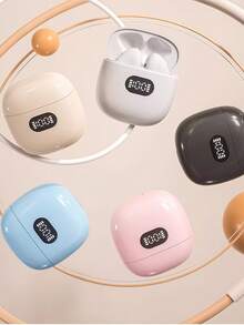 TWS Bluetooth Earbuds Stereo Powerful Bass Sports Earbuds HD Voice Calls Microphone Bluetooth 5.4 Version Sports In-Ear Design 180mAh Battery Capacity Perfect For Workouts, Cycling, Hiking, Music Listening, Or As A Gift For Friends