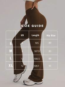 FWH Quần yoga ống loe cạp cao có túi ẩn, co giãn 4 chiều, phù hợp cho tập luyện và mặc hàng ngày vào mùa đông. - Nhiều màu - Xem 4