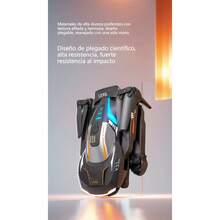 Dron Profesional A88 Pro 6K Ultra HD con Doble Cámara | Cuadricóptero Plegable con Posicionamiento Óptico y Modo de Altura Constante, Estabilización Anti-Vibración | Drone Fotográfico con Gran Autonomía, Regalo Ideal - A88 cámara única BK - Ver 4