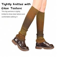 Lebaley Kawaii Leg Warmers For Girls Women - Japanese Lolita Leg Warmers Y2K Harajuku Leg Cover Stockings Kawaii Knit Socks{"Color_name":"Mixture2"} - 多色11 - 查看 5