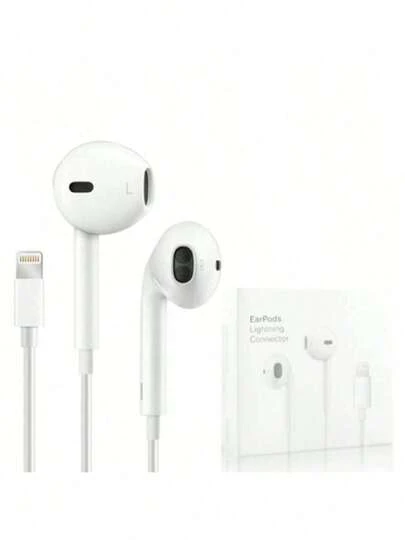 Audífonos Entrada Lightning para iPhone Manos Libres Pastilla Earpods Compatible iPh-one iPad con conexión Lightning