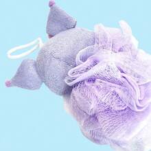 Miniso Sanrio Kuromi Series Bath Balls, High - Quality Mesh, Comfortable Bathing Experience In Bathroom(1 PC)