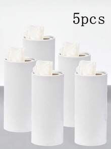 1/2/5/10pcs 6.3inch Solid Color Cylindrical Tissue Box, Household Creative Paper Towel Holder For Bathroom, Kitchen, Living Room,Home Stuff,Table,Home Decorations,Home Organization And Storage,Room Decor,Room Decor Bedroom,Kitchen Accessories,Kitchen Tools,Organiser Kitchen,Travel,Holiday,Tissue Box Holder,Napkin Holder,Festival Family Gathering,Kitchen Dining Table DecorFor Home Kitchen Bedroom Living Room Dining Room, Home Decoration Accessories, Decorative Box,Women Wedding Gift,Summer Travel Holiday Festival Must-Have - White - View 9