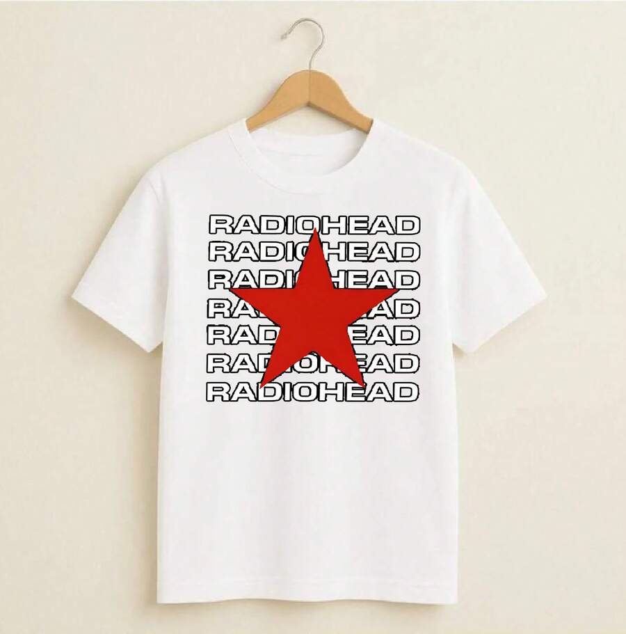 T-Shirt Rock Band International Music Unisex Male Female 100% Cotton Premium Top Streetwear Launch Immediate Shipping Various Colors!! Plus Size - 白色 - 查看 1