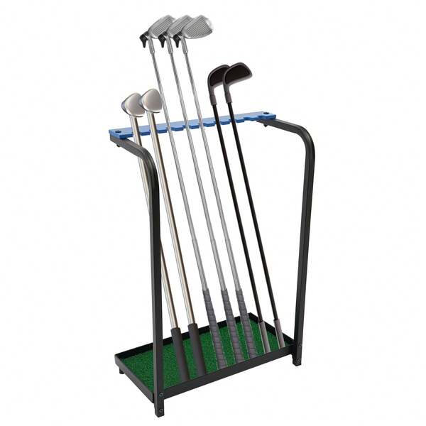 YUNRUX Golf Schläger Organisator Ständer, Golfschläger Anzeige Ständer, 9-Loch Golf Putter Golfschläger Halter