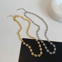 Pig Nose Necklace Women's Brand Simple Sweater Chain Design Personalized Hip Hop Necklace