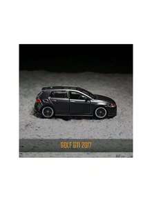 Burago 1:64 Scale Diecast Alloy Car Model Collection, Official Licensed Replica Of , , Cadillac, Chevrolet, Collectible Racing Car Toys, Birthday Gift For Men - Volkswagen Golf GTI-black - View 4