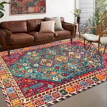 Bohemian Style Style Carpet - Stain Resistant, Non-Shedding, Machine Washable, Suitable For Living Room And Bedroom DecorChristmas Decor Kitchen Rug - Multicolor - View 38