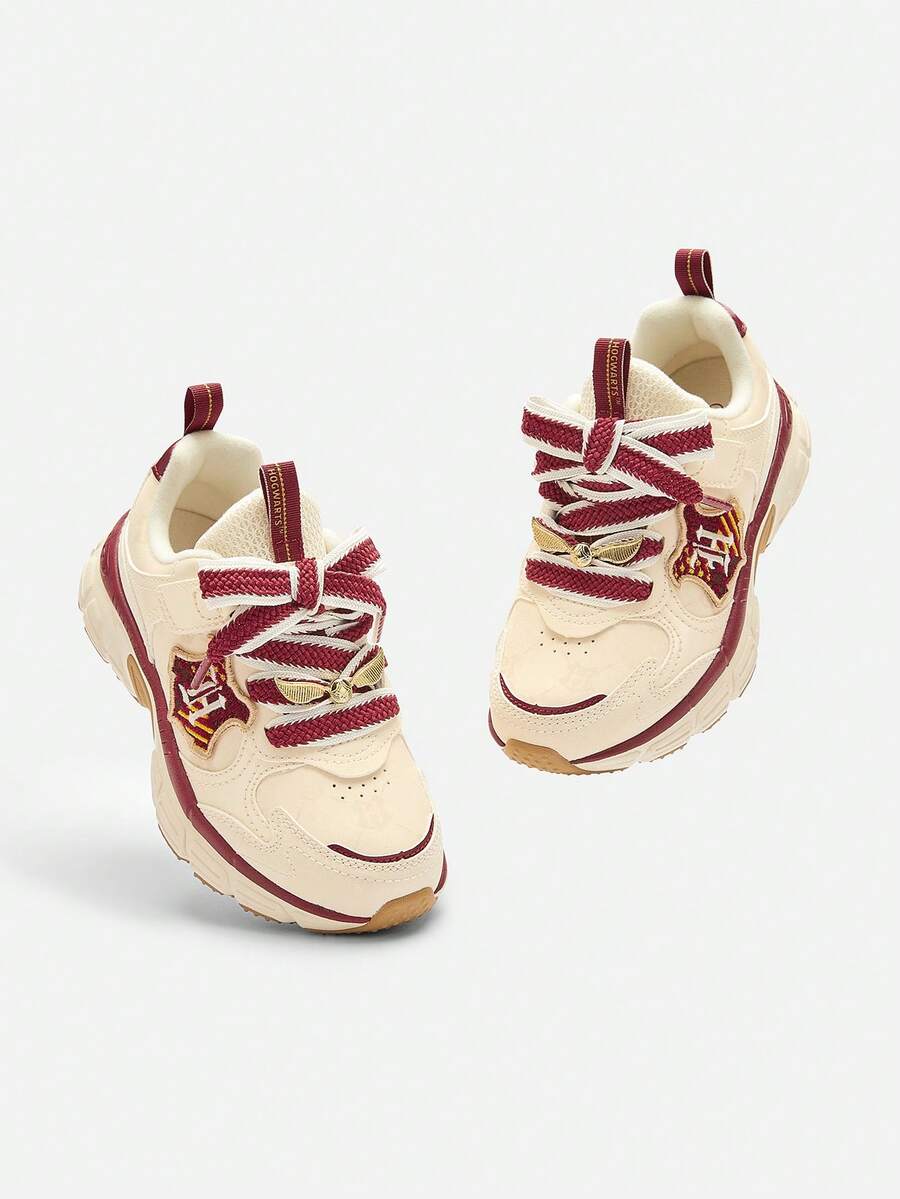 Balabala Harry Potter Gryffindor Theme Kids' Sports Shoes - Durable Material, Sports Design - Comfortable Shoe Style - White and Red - View 1