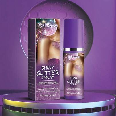 Shimmering Starlight Spray - Body, Collarbone And Arm Sparkling Starlight Spray, Suitable For Nightclub Parties