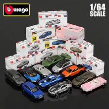 Burago 1:64 Scale Diecast Alloy Car Model Collection, Official Licensed Replica Of , , Cadillac, Chevrolet, Collectible Racing Car Toys, Birthday Gift For Men - Volkswagen Golf GTI-black - View 11