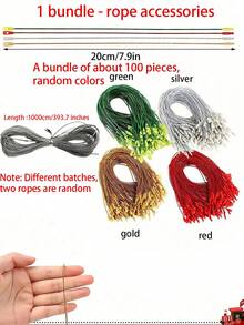 52pcs/2 Boxes - Golden Christmas Ball Ornaments Christmas Tree Ornaments Set Christmas Ball With Lanyard Suitable For Christmas Tree Holiday Wedding Party Home Decorations 4/5/6cm (1.6/2/2.4 Inches) Shatterproof Christmas Tree Decoration Balls Sparkling Holiday Decoration Pendants - Gold - View 9