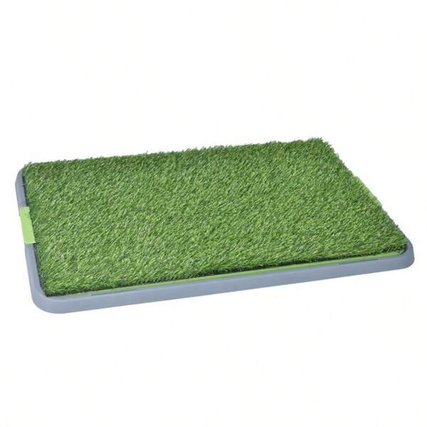 Artificial Grass Puppy Pee Pad Reusable 3Layer Training Potty Pad With Tray Indoor Dog Potty For Puppy Training Outdoor Dog Toilet Pet Loo