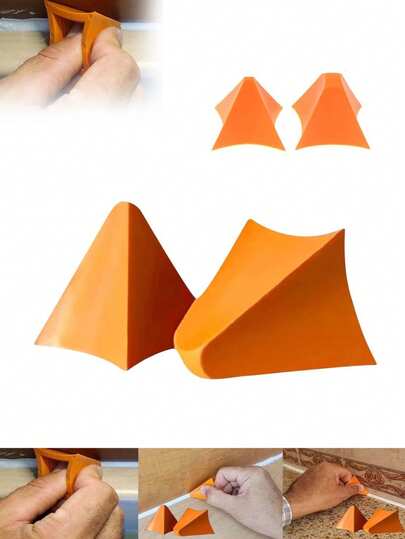 2 piezas Herramientas de silicona para juntas, Herramienta aplicadora de silicona, Herramienta alisadora de calafateo, Aplicador de calafateo reutilizable, Herramienta de acabado efectiva para esparcir lechada en cocina, baño, ventana