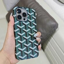 Goyard - Inspired Pattern Phone Case,  Protective Cover For Apple IPhones​ - 黑色 - 查看 3