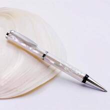 Abalone Ballpoint Pen, Luxury Men Women, German P900M 1.0MM Refill, Executive Writing Pen In Box - trắng - Xem 3