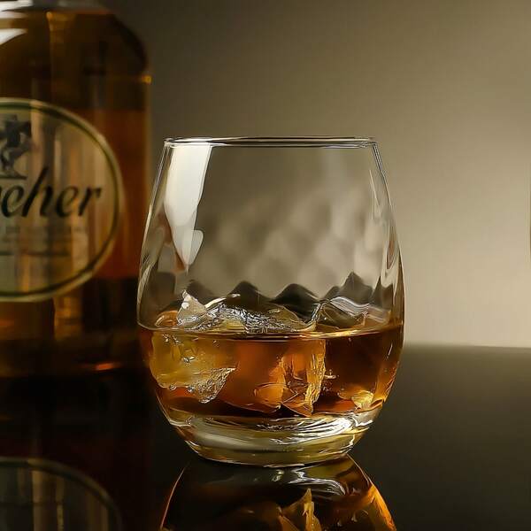 Tasse en verre cristal de style allemand, texture spiralée pincée à la main, verre renforcé sans plomb, résistant à la chaleur et au froid, incassable, polyvalente pour le café, le thé, l'eau, les jus et plus encore