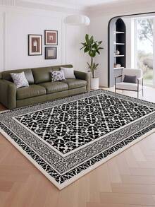 Minimalist Geometric Pattern Decorative Area Rug, Living Room Sofa Carpet, Bedroom Carpet, Bedside Non-Slip Rug, Dining Room/Kitchen Rug, Office Chair Pad, Entryway Mat, Picnic Blanket, Outdoor Camping Mat