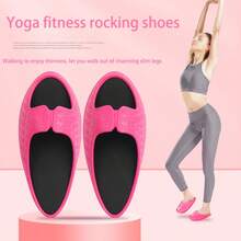 1 Paar Damen Hausschuhe, dehnbare Fitness Slides Schuhe, Damen EVA Abnehm-Sandalen, Schaukelsandalen