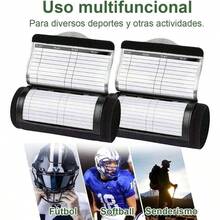 Muequera Pro Athletics Playbook, Muequeras de Ftbol Americano, Manual de Tcticas para Entrenamientos y Partidos de Rugby y Bisbol - inicial - Ver 6