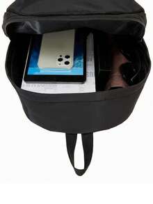 Ba lô dung tích lớn, kiểu Hàn Quốc, unisex, màu trơn, bền bỉ, thích hợp cho du lịch, đựng laptop, túi công sở, túi đựng laptop. - Nhiều màu - Xem 4