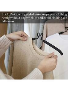 1pc Portable Seamless Garment Storage Hanger With Multi-Functional Trapezoid Design And Multi-Layer Hanging Rack, Space-Saving Closet Organizer For Spring Tops, Summer Tops, Autumn Tops, And Winter Tops, Durable Lightweight Frame For Home, Dorm, And Travel, Non-Slip Hooks, Easy Assembly, Versatile Wardrobe Solution For Seasonal Wear And Everyday Essentials - Multicolor - View 8